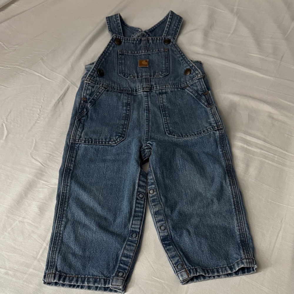 Carhartt Denim Kids Overalls